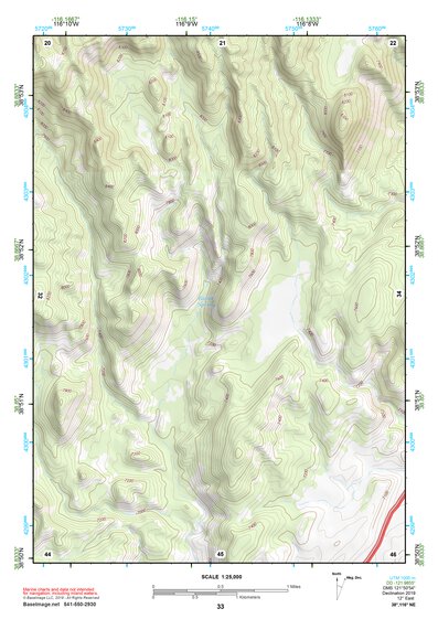 38116NE Page 33 Mount Jefferson Topo Preview 1