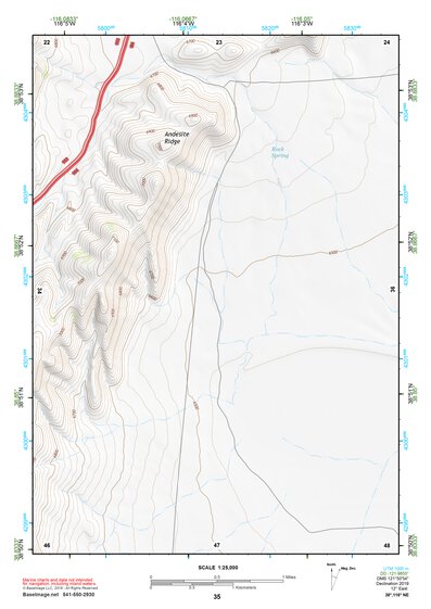 38116NE Page 35 Mount Jefferson Topo Preview 1