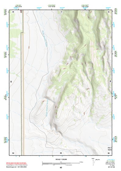 38116NE Page 43 Mount Jefferson Topo Preview 1