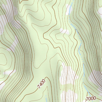 38116NE Page 43 Mount Jefferson Topo Preview 3