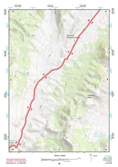 38116NE Page 45 Mount Jefferson Topo Preview 1