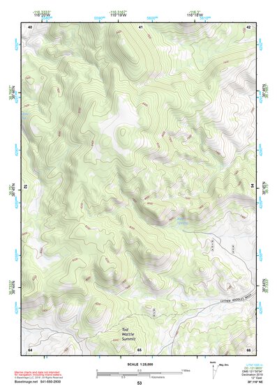 38116NE Page 53 Mount Jefferson Topo Preview 1