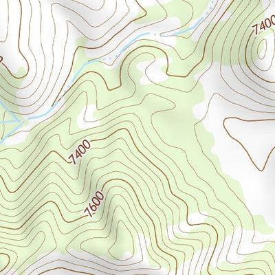 38116NE Page 54 Mount Jefferson Topo Preview 3
