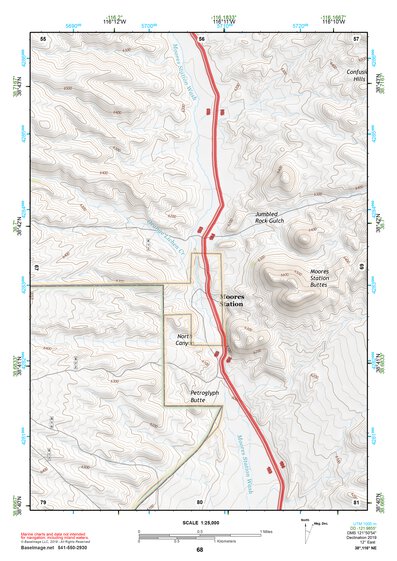 38116NE Page 68 Mount Jefferson Topo Preview 1