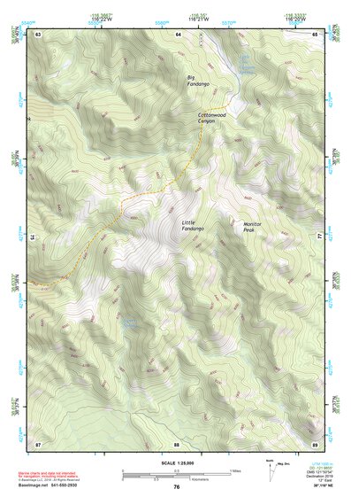 38116NE Page 76 Mount Jefferson Topo Preview 1