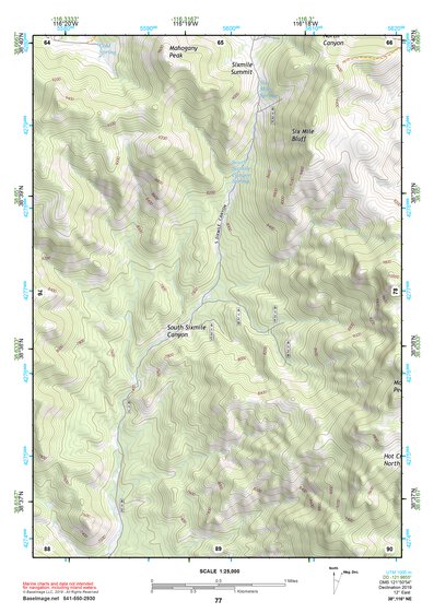 38116NE Page 77 Mount Jefferson Topo Preview 1