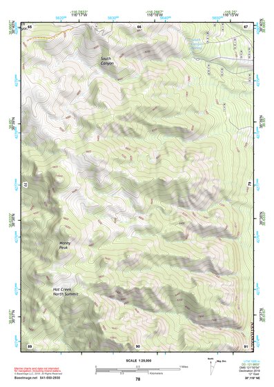 38116NE Page 78 Mount Jefferson Topo Preview 1