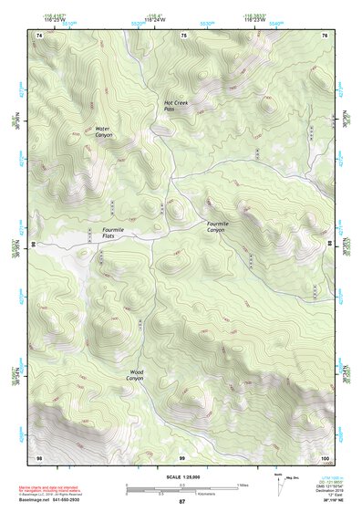 38116NE Page 87 Mount Jefferson Topo Preview 1