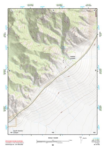 38116NE Page 90 Mount Jefferson Topo Preview 1