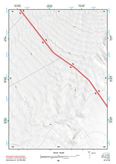 38116NE Page 93 Mount Jefferson Topo Preview 1