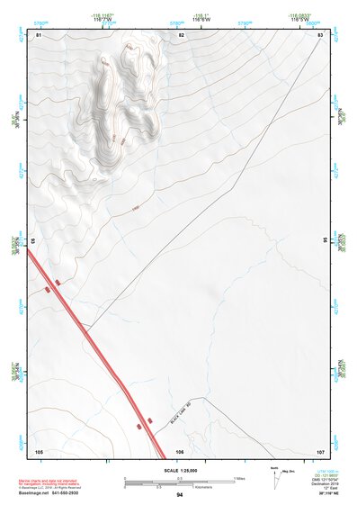 38116NE Page 94 Mount Jefferson Topo Preview 1
