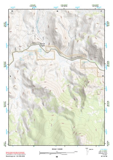 38116NE Page 98 Mount Jefferson Topo Preview 1