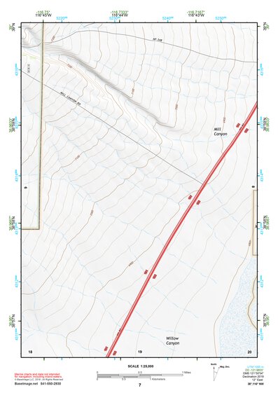 38116NW Page 7 Mount Jefferson Topo Preview 1