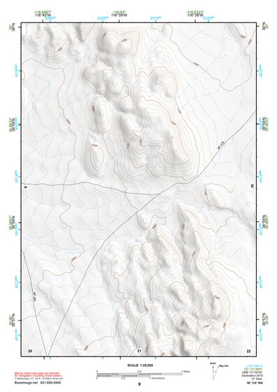 38116NW Page 9 Mount Jefferson Topo Preview 1