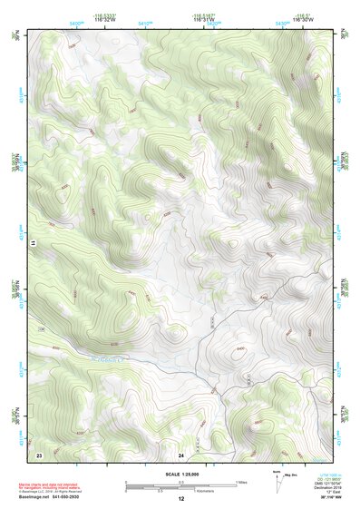 38116NW Page 12 Mount Jefferson Topo Preview 1