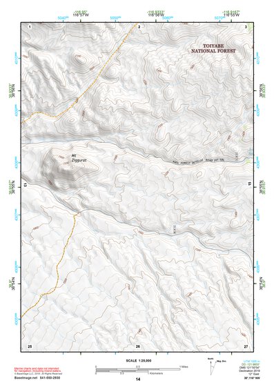 38116NW Page 14 Mount Jefferson Topo Preview 1
