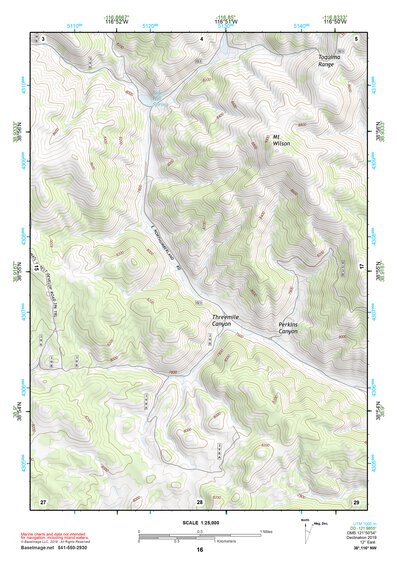 38116NW Page 16 Mount Jefferson Topo Preview 1