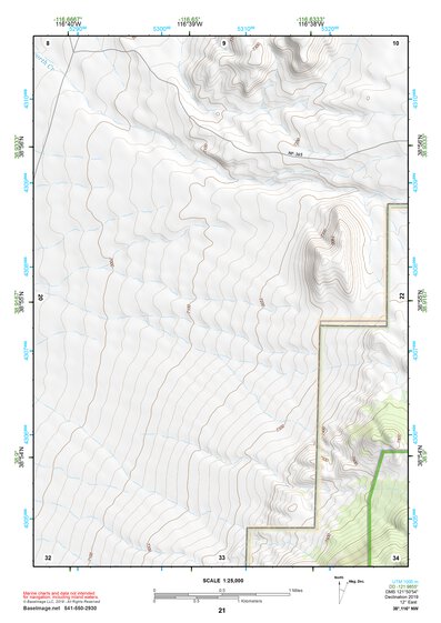 38116NW Page 21 Mount Jefferson Topo Preview 1