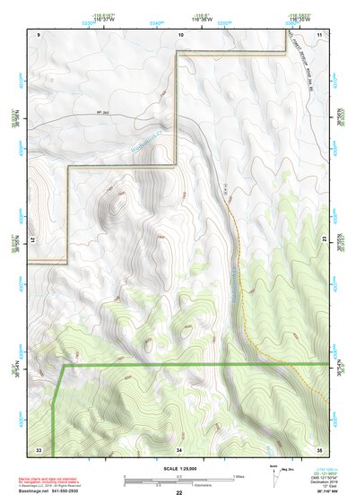 38116NW Page 22 Mount Jefferson Topo Preview 1