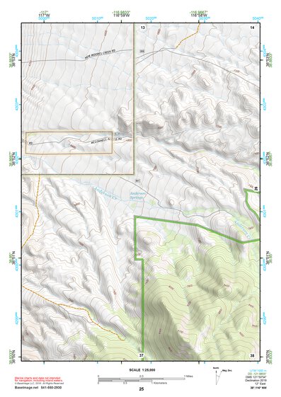 38116NW Page 25 Mount Jefferson Topo Preview 1