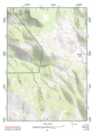 38116NW Page 34 Mount Jefferson Topo Preview 1