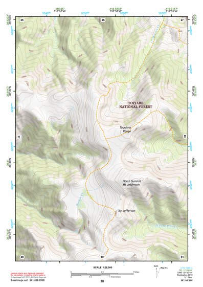 38116NW Page 38 Mount Jefferson Topo Preview 1
