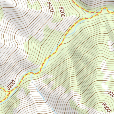 38116NW Page 40 Mount Jefferson Topo Preview 3