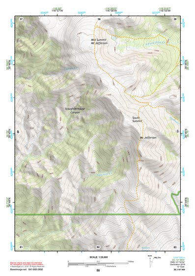 38116NW Page 50 Mount Jefferson Topo Preview 1