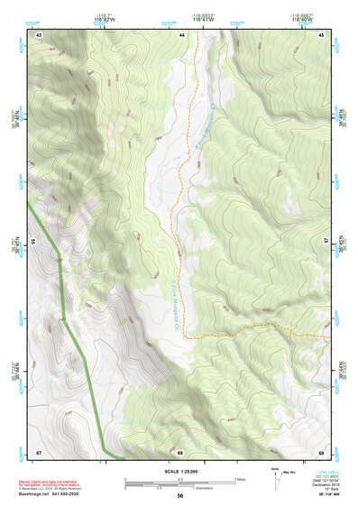 38116NW Page 56 Mount Jefferson Topo Preview 1
