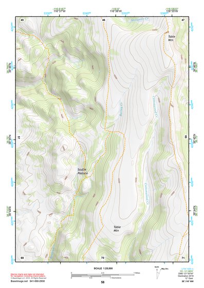 38116NW Page 58 Mount Jefferson Topo Preview 1