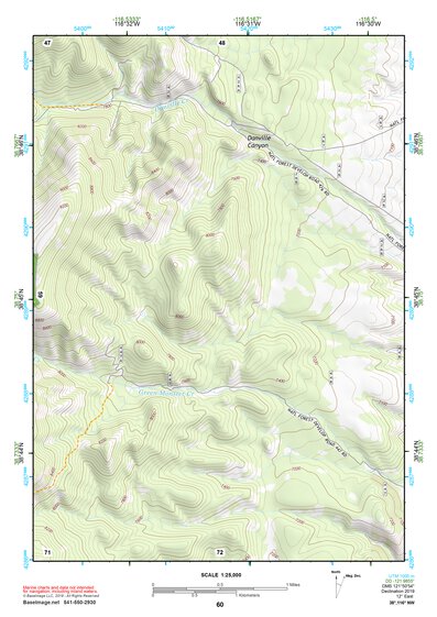 38116NW Page 60 Mount Jefferson Topo Preview 1