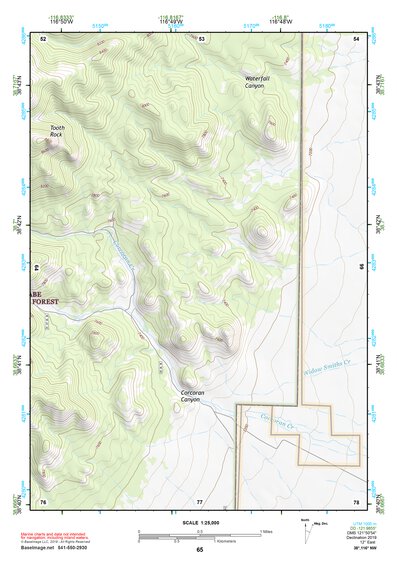 38116NW Page 65 Mount Jefferson Topo Preview 1