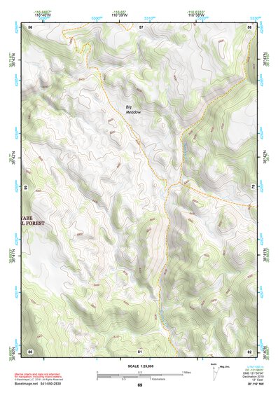38116NW Page 69 Mount Jefferson Topo Preview 1