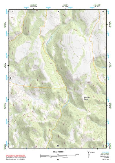 38116NW Page 70 Mount Jefferson Topo Preview 1