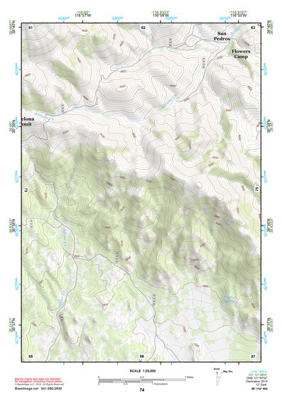 38116NW Page 74 Mount Jefferson Topo Preview 1