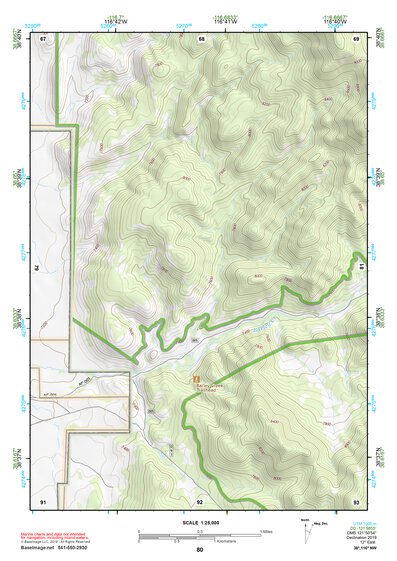 38116NW Page 80 Mount Jefferson Topo Preview 1