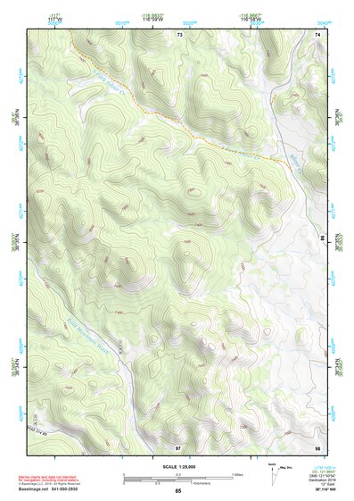 38116NW Page 85 Mount Jefferson Topo Preview 1