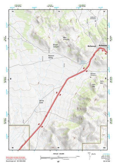 38116NW Page 87 Mount Jefferson Topo Preview 1