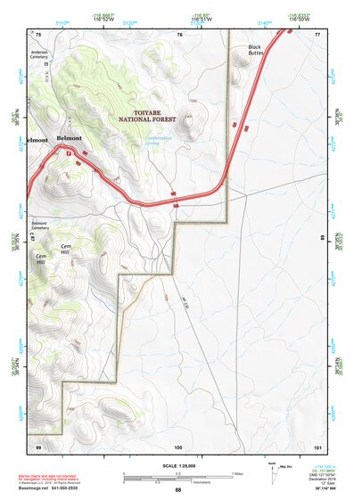 38116NW Page 88 Mount Jefferson Topo Preview 1