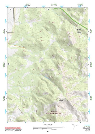 38116NW Page 92 Mount Jefferson Topo Preview 1