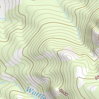 38116NW Page 92 Mount Jefferson Topo Preview 2