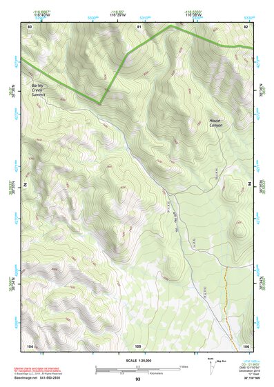 38116NW Page 93 Mount Jefferson Topo Preview 1