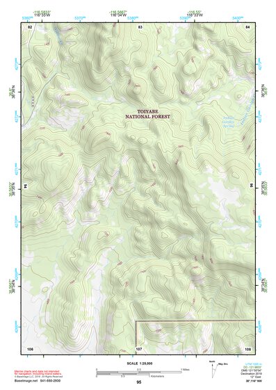 38116NW Page 95 Mount Jefferson Topo Preview 1