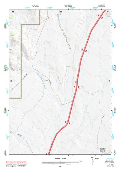 38116NW Page 98 Mount Jefferson Topo Preview 1