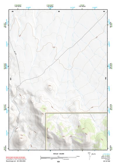 38116NW Page 101 Mount Jefferson Topo Preview 1