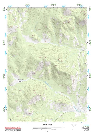 38116SE Page 2 Warm Springs Topo Preview 1