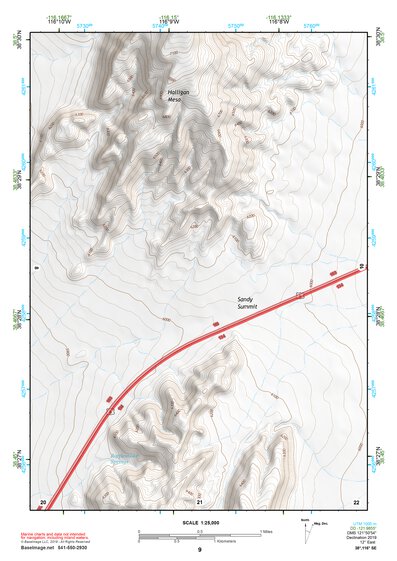 38116SE Page 9 Warm Springs Topo Preview 1