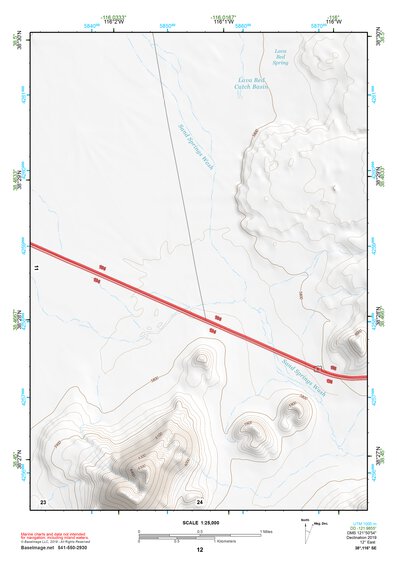 38116SE Page 12 Warm Springs Topo Preview 1
