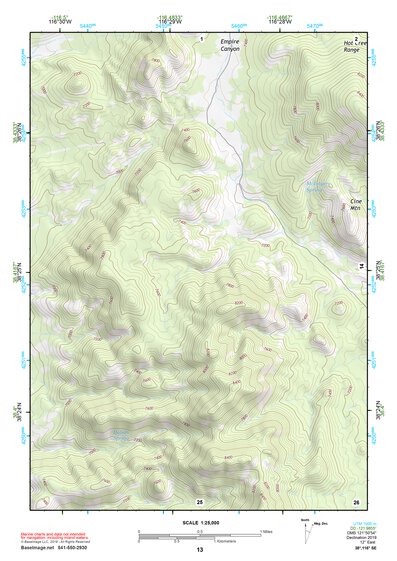 38116SE Page 13 Warm Springs Topo Preview 1