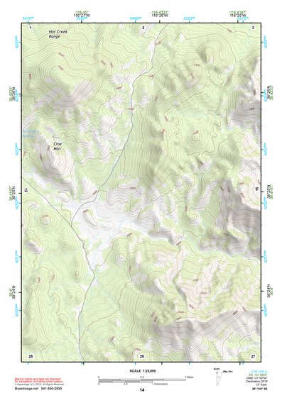 38116SE Page 14 Warm Springs Topo Preview 1
